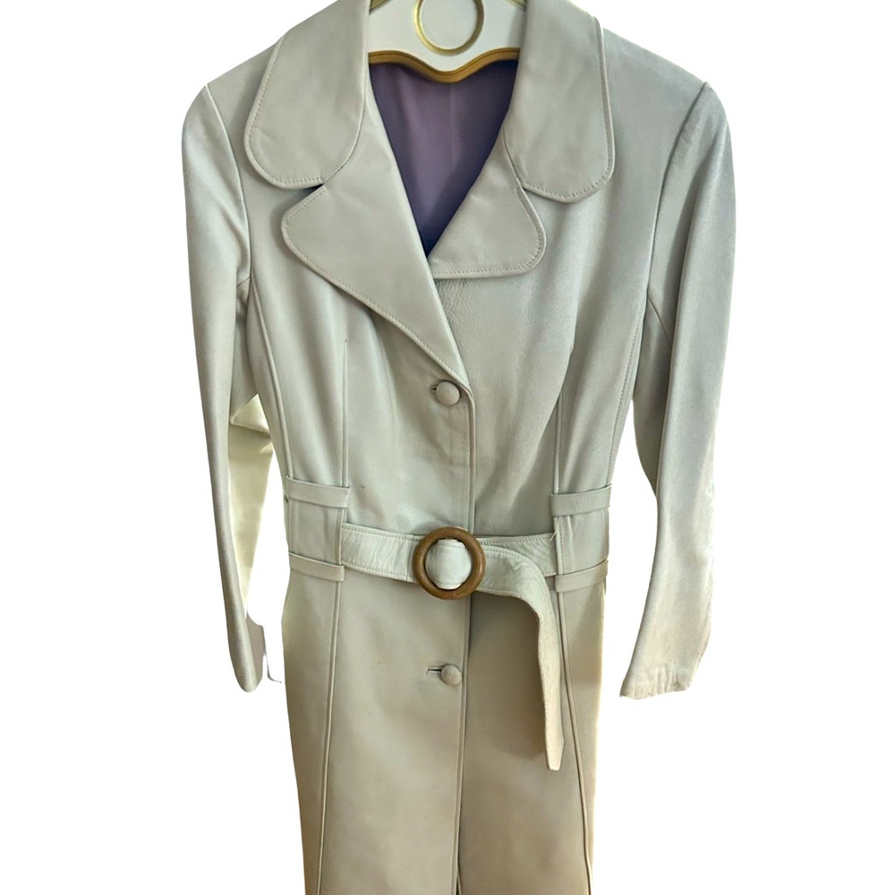 Vintage Genuine Leather Lined Coat - Picture 16 of 16